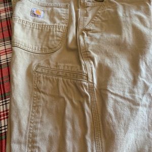 Men’s carhart khaki carpenter jeans
